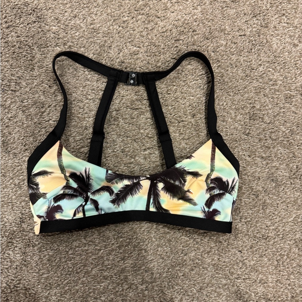 H&M Palm Tree Bikini Swimwear Top